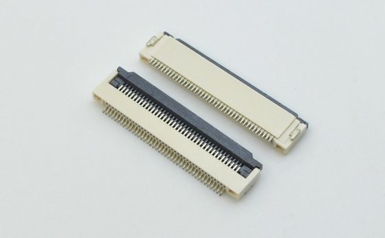 SMT 종류에 쉬운 피치 0.5 밀리미터 FFC FPC 연결기 50V AC DC 직각 90'