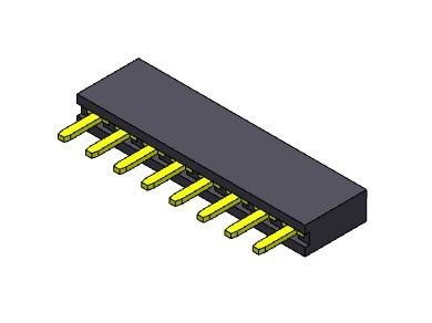 2.54 밀리미터 PCB 해더 커넥터 단일 열은 1*40PIN에 형 커넥터 1*2PIN을 담급니다