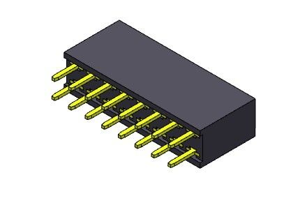 2*40PIN H=8.50mm에 대한 여성 해더 커넥터 2.54 밀리미터 이원적 가로열 딥 타입 2*2PIN