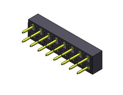 2*40PIN H=3.50mm에 대한 여성 해더 커넥터 2.54 밀리미터 이원적 가로열 딥 타입 2*2PIN