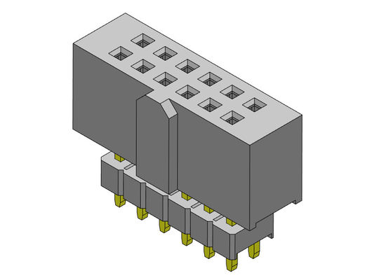 2*40PIN 여성 헤더 2.54 Mm 이원적 가로열 고상한 프레스 핏트 형식에 대한 2*2PIN