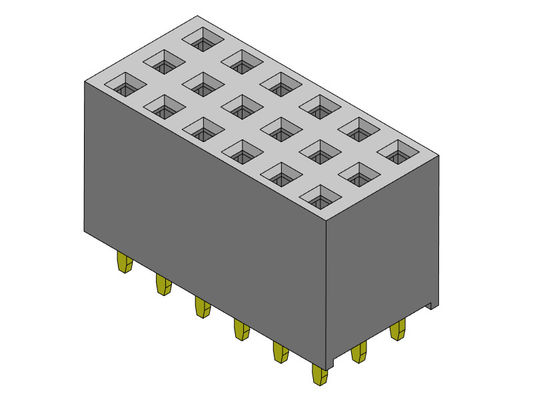 3*40PIN에 대한 트리플 행 딥 타입 암핀 연결기 2.54 Mm 3*3PIN