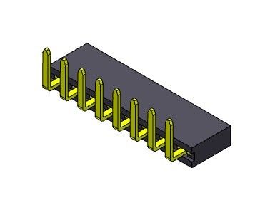 1*40PIN H=5.70mm에 대한 여성 해더 커넥터 2.54 밀리미터 직각 딥 타입 1*2PIN