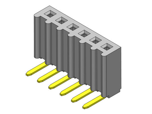 1*40PIN에 대한 2.54 밀리미터 직각 PCB 해더 커넥터 핀헤더 여성 딥 타입 1*2PIN