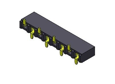 1*40PIN H=5.00mm에 대한 여성 해더 커넥터 2.54 밀리미터 단일 열 SMT 형태 1*2PIN