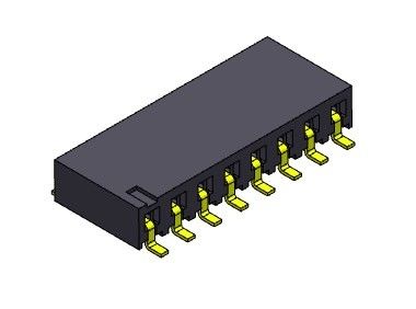 1*40PIN H=3.40mm에 대한 여성 해더 커넥터 2.54 밀리미터 단일 열 엔트리 SMT 형태 1*2PIN