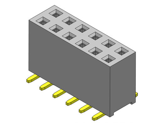 2*40PIN H=8.50mm에 대한 SMT 타입 회로판 해더 커넥터 2.54 밀리미터 2*2PIN