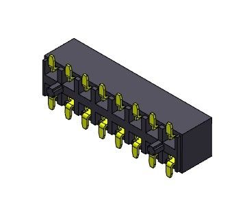 2*40PIN H=5.00mm에 대한 여성 해더 커넥터 2.54 밀리미터 이원적 가로열 SMT 타입 2*2PIN