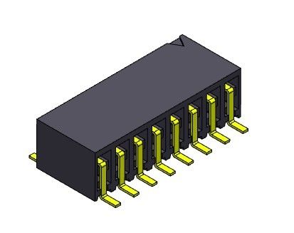 2*40PIN에 대한 2.54 밀리미터 PCB 해더 커넥터 이원적 가로열 엔트리 표면 커넥터 장착대 2*2PIN