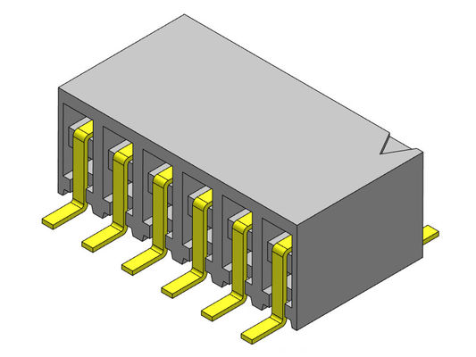 2*40PIN에 대한 2.54 밀리미터 PCB 해더 커넥터 이원적 가로열 엔트리 표면 커넥터 장착대 2*2PIN