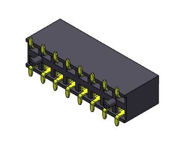 2*40PIN H=7.10mm에 대한 여성 해더 커넥터 2.54 밀리미터 이원적 가로열 SMT 타입 2*2PIN