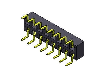 2*40PIN H=3.00mm에 대한 여성 해더 커넥터 2.54 밀리미터 이원적 가로열 듀얼 입사형 2*2PIN