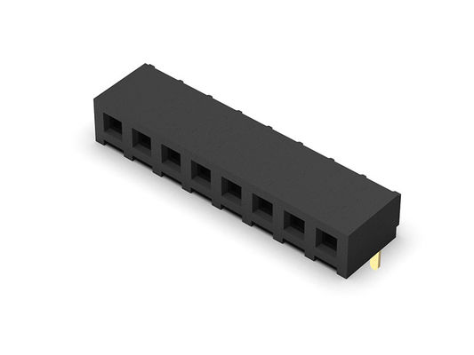 1*40PIN H=4.30mm에 대한 여성 해더 커넥터 2.00 밀리미터 단일 열 R/A 딥 타입 1*2PIN