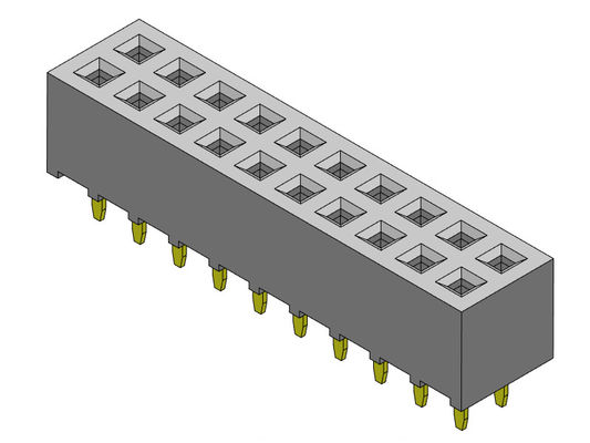 2*40PIN 헤더 Pcb 연결기 2.00 밀리미터 이원적 가로열 딥 타입에 대한 2*2PIN