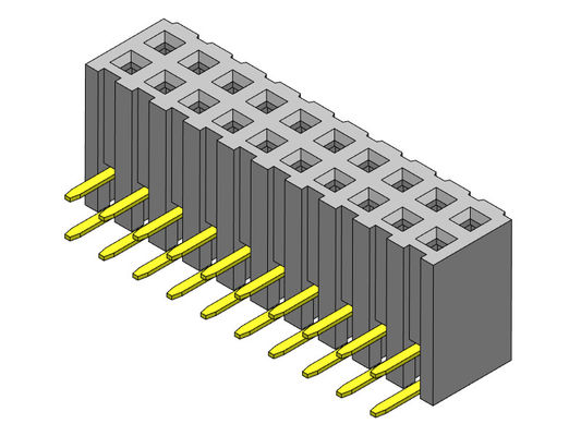2*40PIN H=4.85mm에 대한 2.00 밀리미터 암핀 헤더 딥 타입 2*2PIN