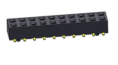 2*40PIN PCB 해더 커넥터 표면 부착 여성 헤더 2.00 밀리미터에 대한 2*2PIN