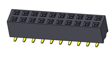 PEG와 2*40PIN에 대한 2.00 밀리미터 이원적 가로열 PCB 해더 커넥터 2*2PIN