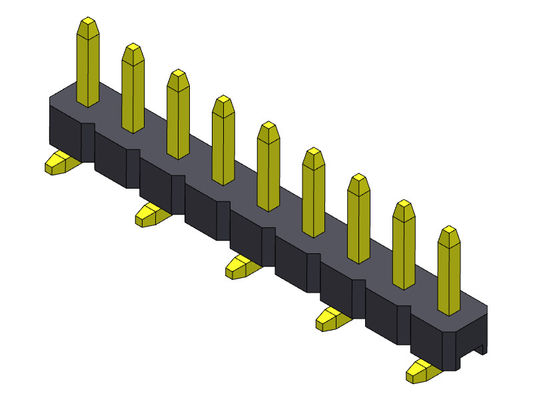 해더 커넥터 2.00 밀리미터 단일 열  SMT 형태 1*2PIN을 1*40PIN H=1.50MM에 핀으로 꽂으세요