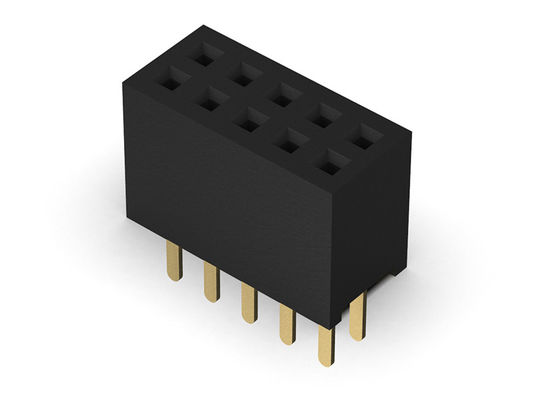 2*40PIN H=3.40mm에 대한 여성 해더 커넥터 1.27 밀리미터 이원적 가로열 스트레이트 타입 2*2PIN