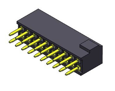 2*50PIN H=4.40mm에 대한 충돌 2*3PIN과 여성 해더 커넥터 1.27 밀리미터 이원적 가로열 스트레이트 타입
