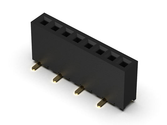 1*40PIN H=4.30mm에 대한 여성 해더 커넥터 1.27 밀리미터 단일 열 SMT 형태 1*2PIN