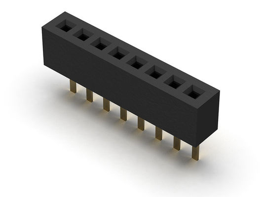 1*40PIN H=2.10mm에 대한 여성 해더 커넥터 1.00 밀리미터 단일 열 스트레이트 타입 1*2PIN