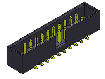 PEG와 2*8-2*25Pin 2 밀리미터 박스 헤더 2AMP 이원적 가로열 SMT 타입