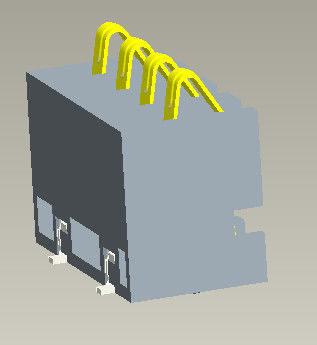 PEG와 피치 2.5 밀리미터 배터리 커넥터 SMT 타입 H=6.7mm 4Pin