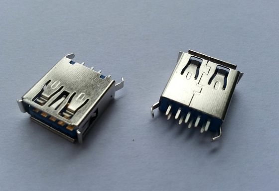 Ｌ 13.7 밀리미터 Usb 형 커넥터 당 3.0 여성  수직 180' 딥 타입