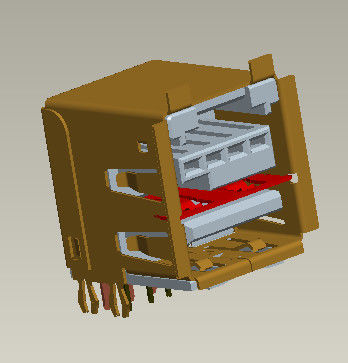3.0Amp 힘 Usb 연결기 여성  직각 90' 딥 타입 (귀로) 5V 12V 24V