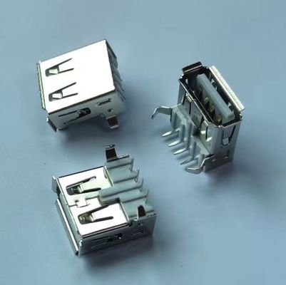 USB 2.0 A 타입 커넥터 여성 오른쪽 각 디프 타입