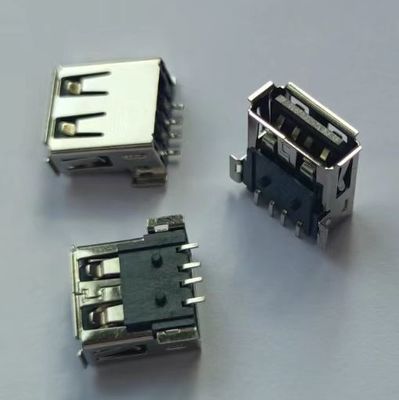 USB 2.0 A 타입 커넥터 여성 직각 SMT 타입